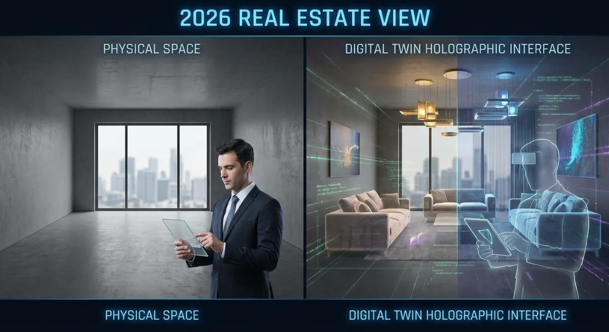 El Inmueble Mutable: Gemelos Digitales y Staging Psicográfico Robotizado en 2026